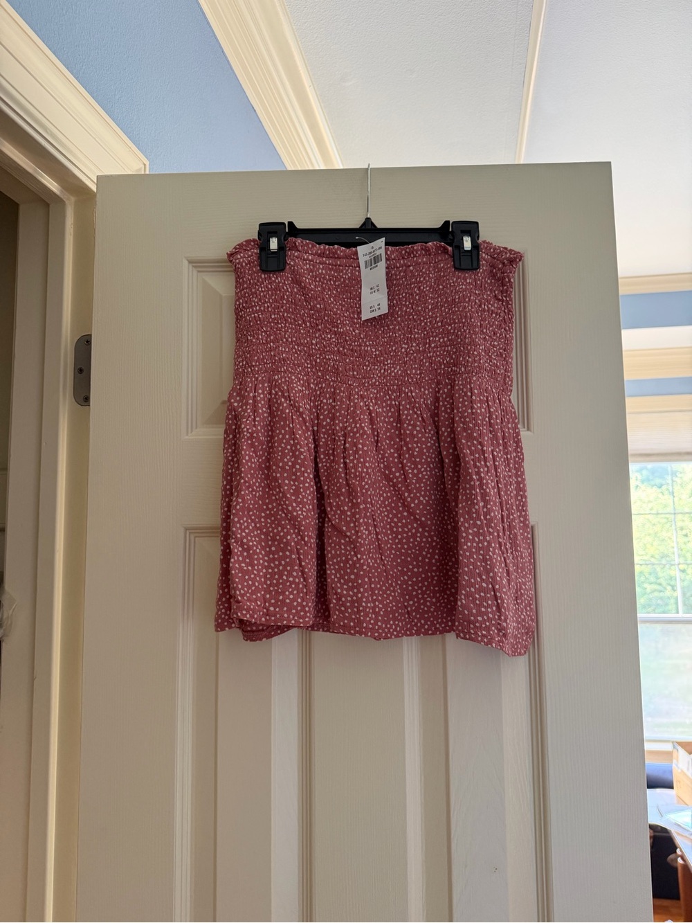 Abercrombie & Fitch Pink Polka Dot Mini Skirt